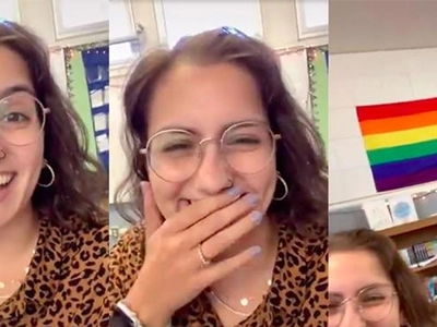 Teacher Who Joked About Pledging Allegiance to Pride Flag ...
