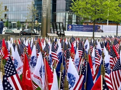 Massachusetts Fallen Heroes: Flag Garden