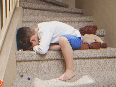 Little Boy Cries & Begs Mom Not to Take Him to Daycare until She Storms into
Facility 