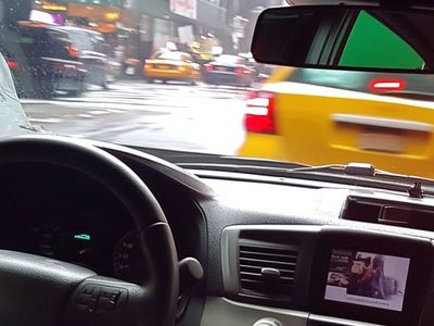 Pregnant Taxi Driver Takes a Homeless Man to the Hospital — Next Morning She Sees a Motorcade of SUVs Outside Her Window